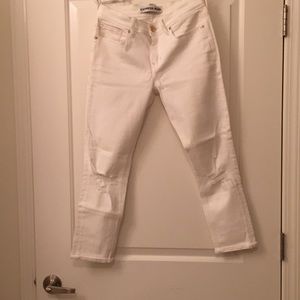 Express Cropped leggings - Mid rise - white